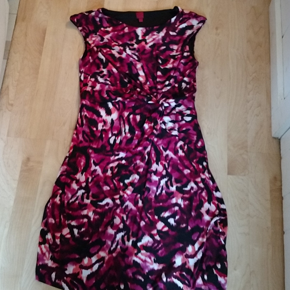212 Collection side gathering dress. NWOT